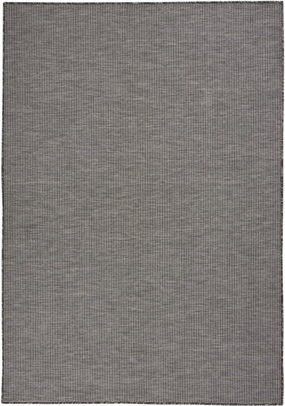 4' X 6' Charcoal Indoor Outdoor Area Rug HomeRoots