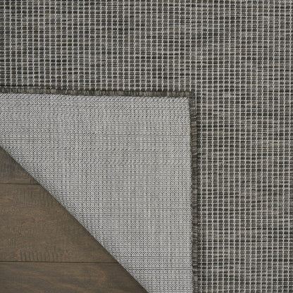4' X 6' Charcoal Indoor Outdoor Area Rug HomeRoots
