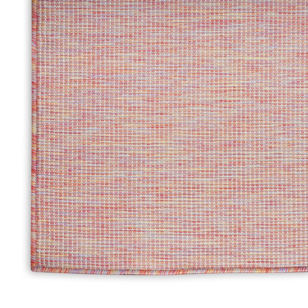 5' X 7' Red Indoor Outdoor Area Rug