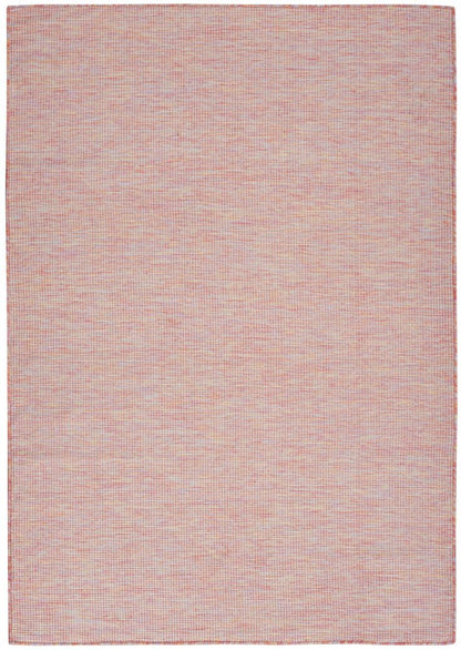 5' X 7' Red Indoor Outdoor Area Rug