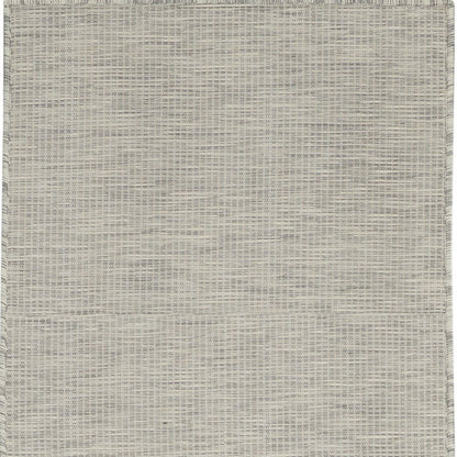8' Gray Power Loom Runner Rug HomeRoots