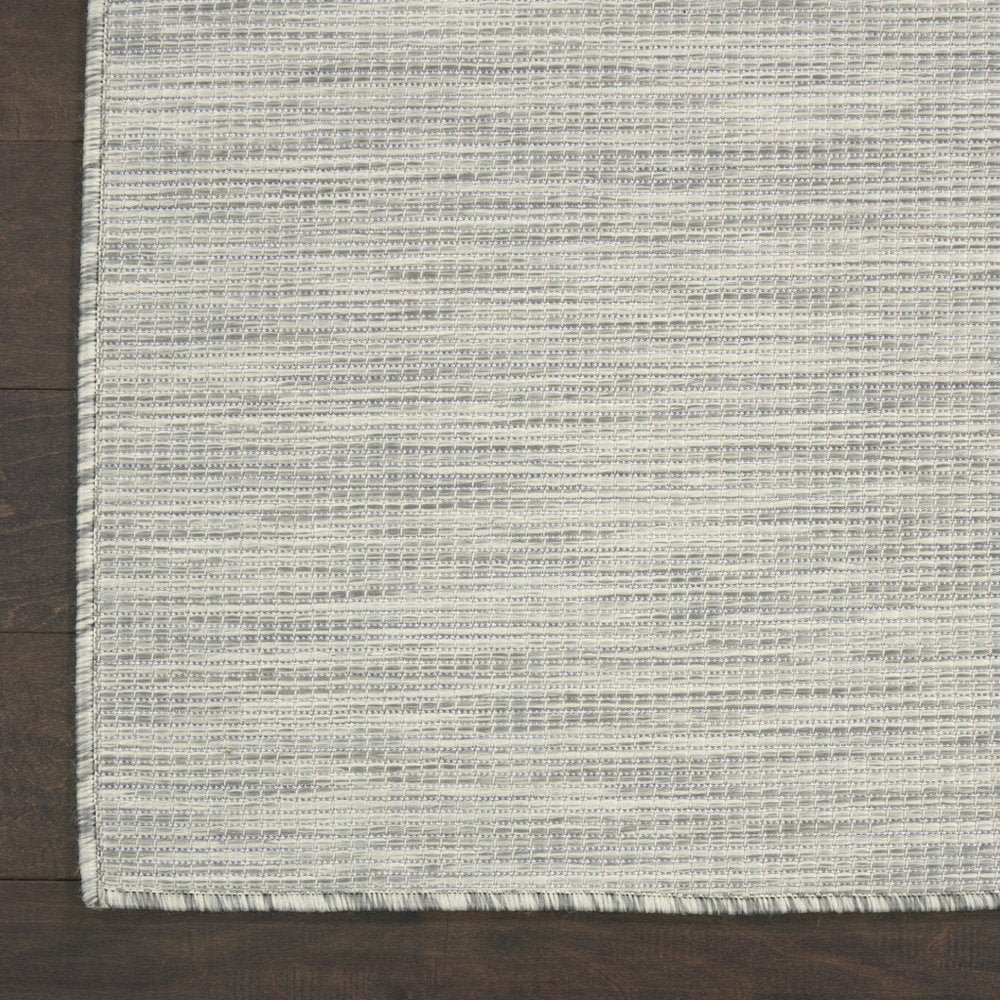 8' Gray Power Loom Runner Rug HomeRoots