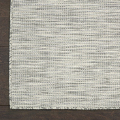 8' Gray Power Loom Runner Rug HomeRoots