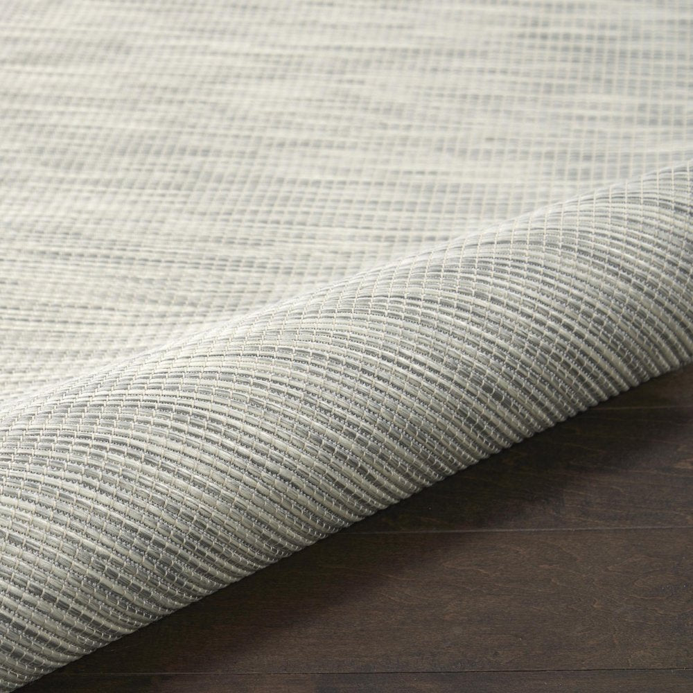 8' Gray Power Loom Runner Rug — view 3