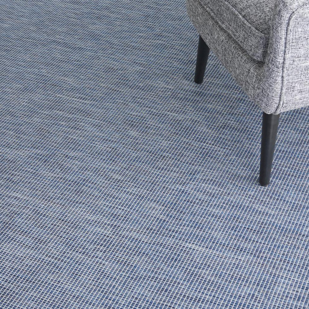8' X 10' Navy Blue Indoor Outdoor Area Rug HomeRoots