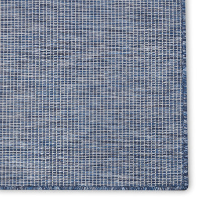 8' Navy Blue Power Loom Runner Rug HomeRoots