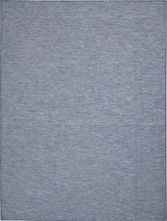 7' X 10' Navy Blue Indoor Outdoor Area Rug