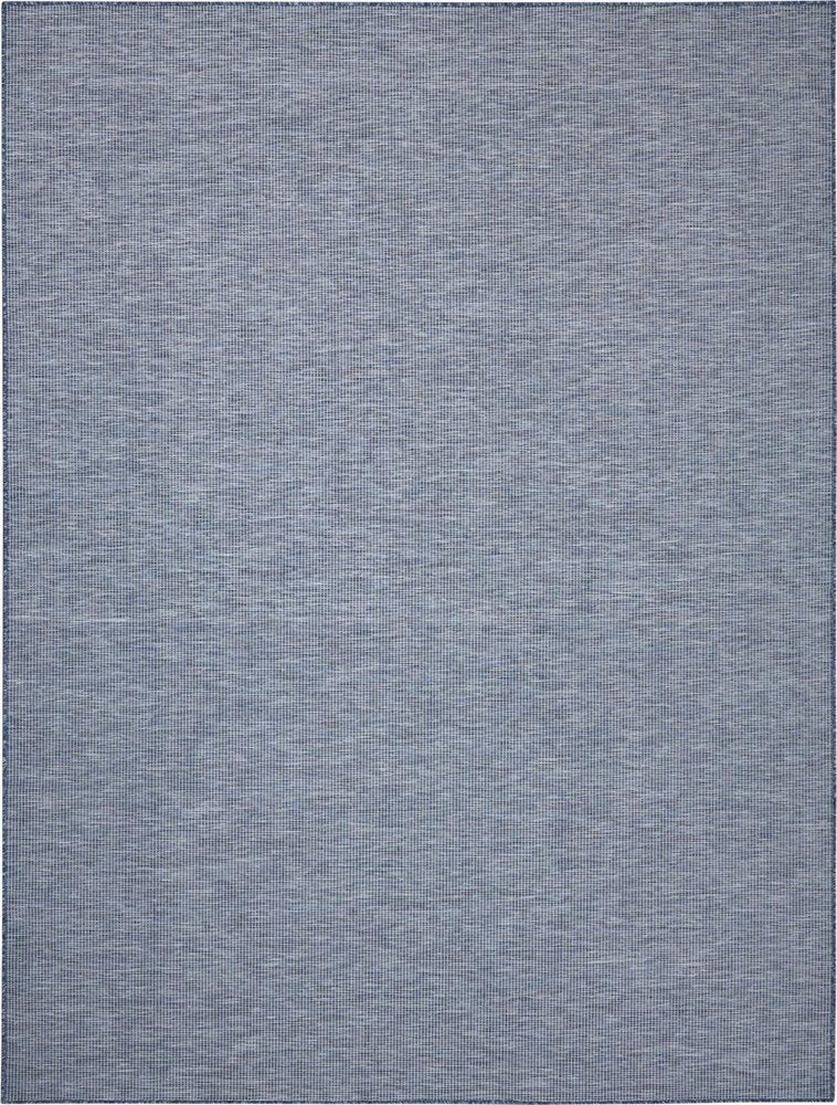 7' X 10' Navy Blue Indoor Outdoor Area Rug — view 7