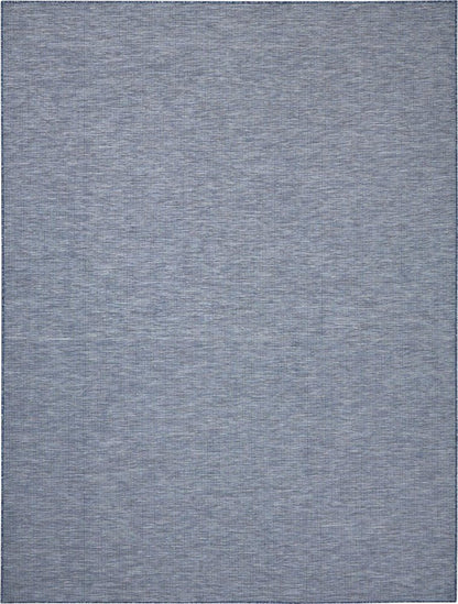 7' X 10' Navy Blue Indoor Outdoor Area Rug