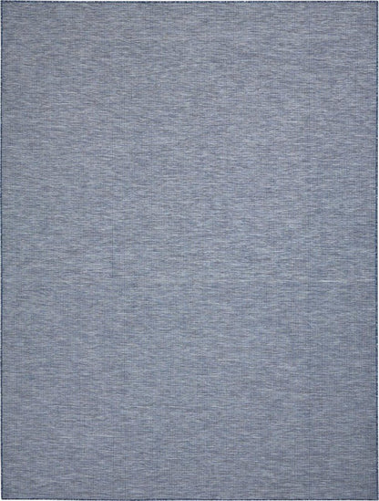 6' X 9' Navy Blue Indoor Outdoor Area Rug HomeRoots