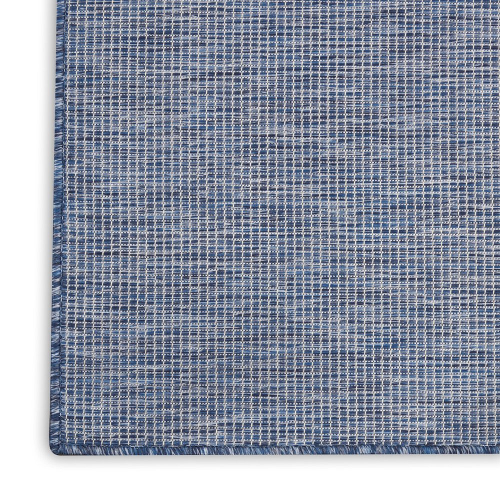 6' X 9' Navy Blue Indoor Outdoor Area Rug — view 5