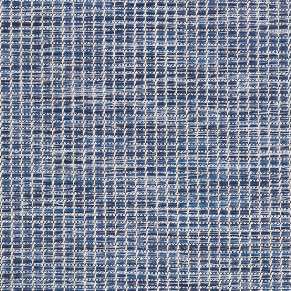 5' X 7' Navy Blue Indoor Outdoor Area Rug HomeRoots