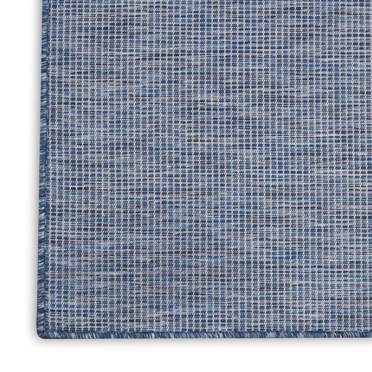 12' Navy Blue Power Loom Runner Rug