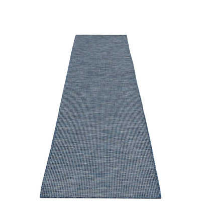 10' Navy Blue Power Loom Runner Rug HomeRoots