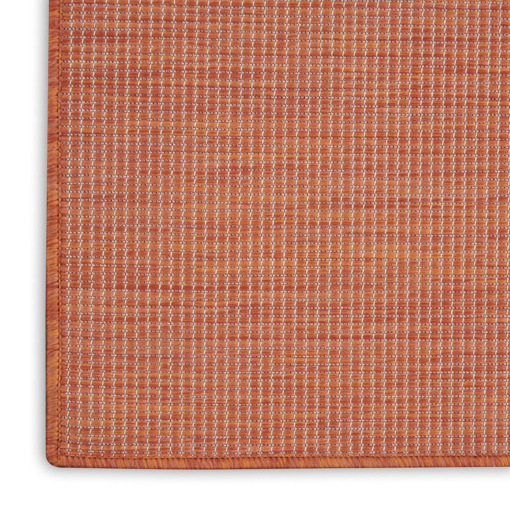 8' X 10' Terra Cotta Indoor Outdoor Area Rug — view 5