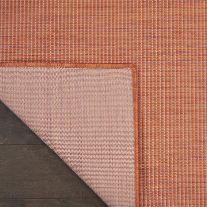 8' Rust Indoor Outdoor Runner Rug HomeRoots