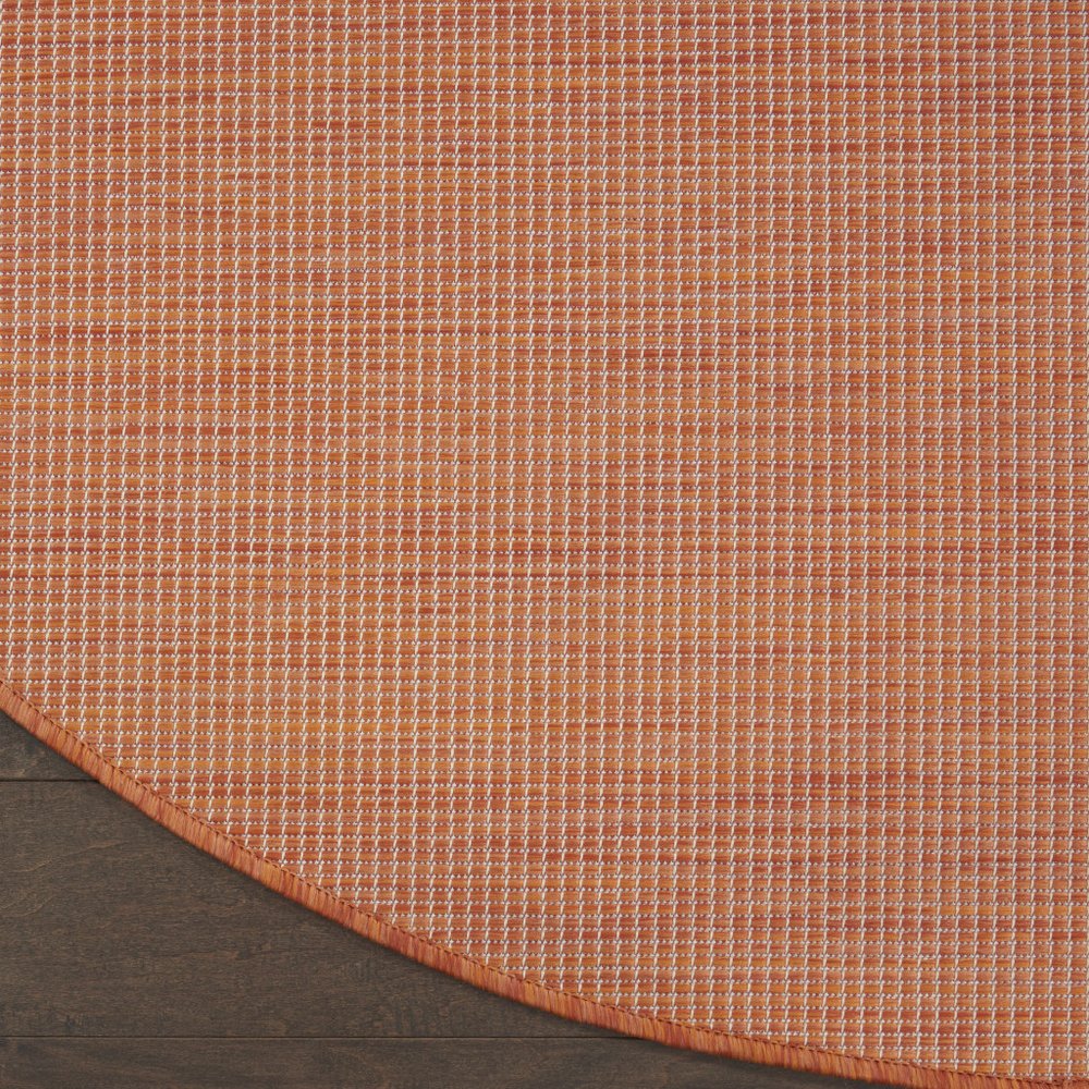 8' Terracotta Indoor Outdoor Area Rug — view 9