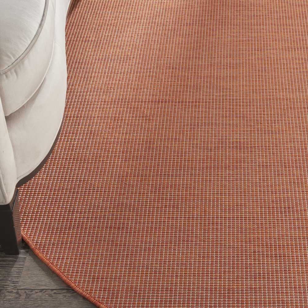 8' Terracotta Indoor Outdoor Area Rug — view 6