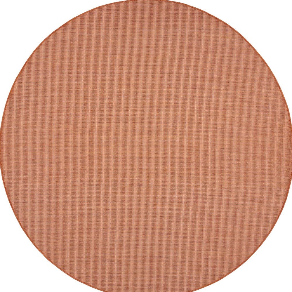 8' Terracotta Indoor Outdoor Area Rug — view 3