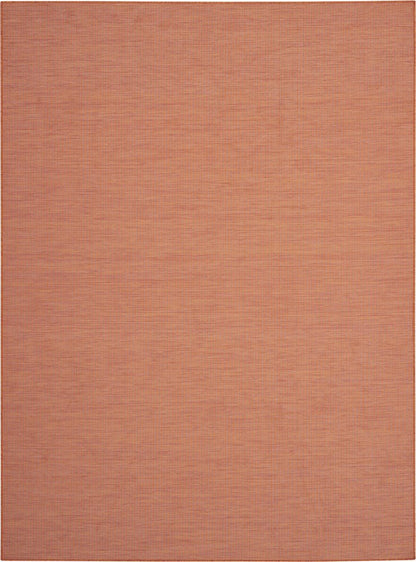 7' X 10' Terracotta Indoor Outdoor Area Rug HomeRoots