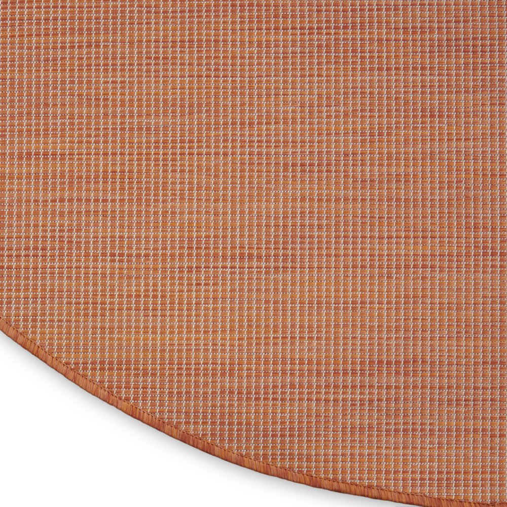 6' Terracotta Indoor Outdoor Area Rug — view 5