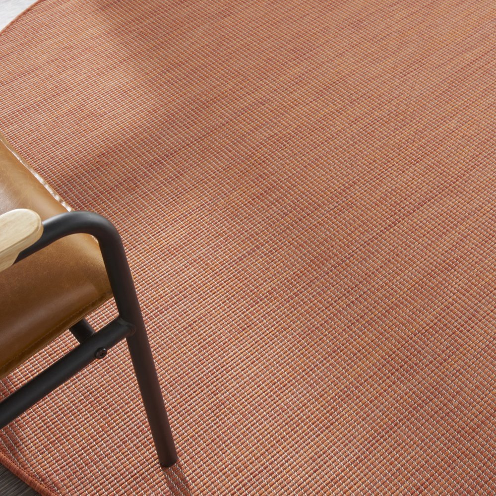 6' Terracotta Indoor Outdoor Area Rug — view 6