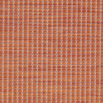 5' X 7' Terracotta Indoor Outdoor Area Rug HomeRoots