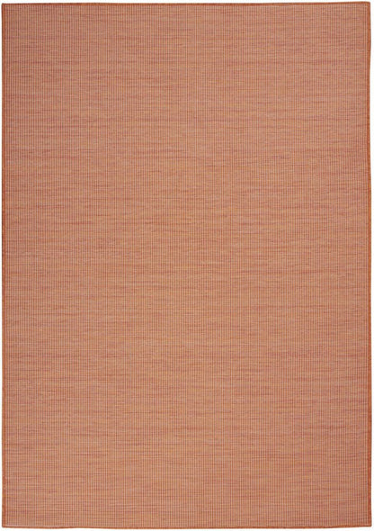 4' X 6' Terracotta Indoor Outdoor Area Rug HomeRoots