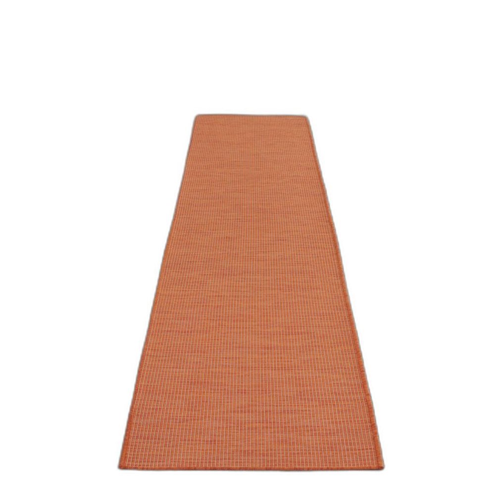 10' Rust Power Loom Runner Rug — view 1
