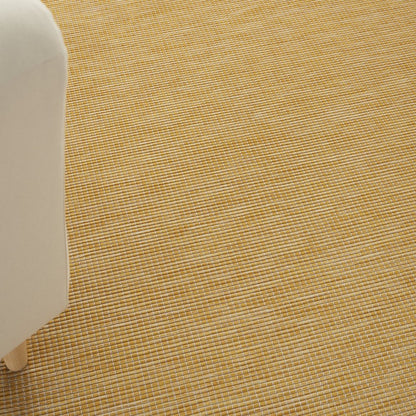5' X 7' Yellow Indoor Outdoor Area Rug HomeRoots