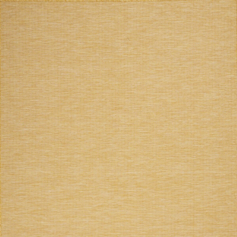 5' X 7' Yellow Indoor Outdoor Area Rug HomeRoots