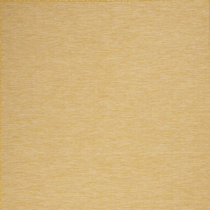 5' X 7' Yellow Indoor Outdoor Area Rug