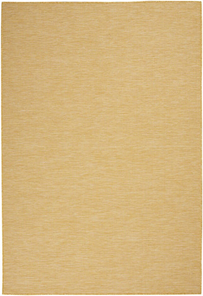 4' X 6' Yellow Indoor Outdoor Area Rug