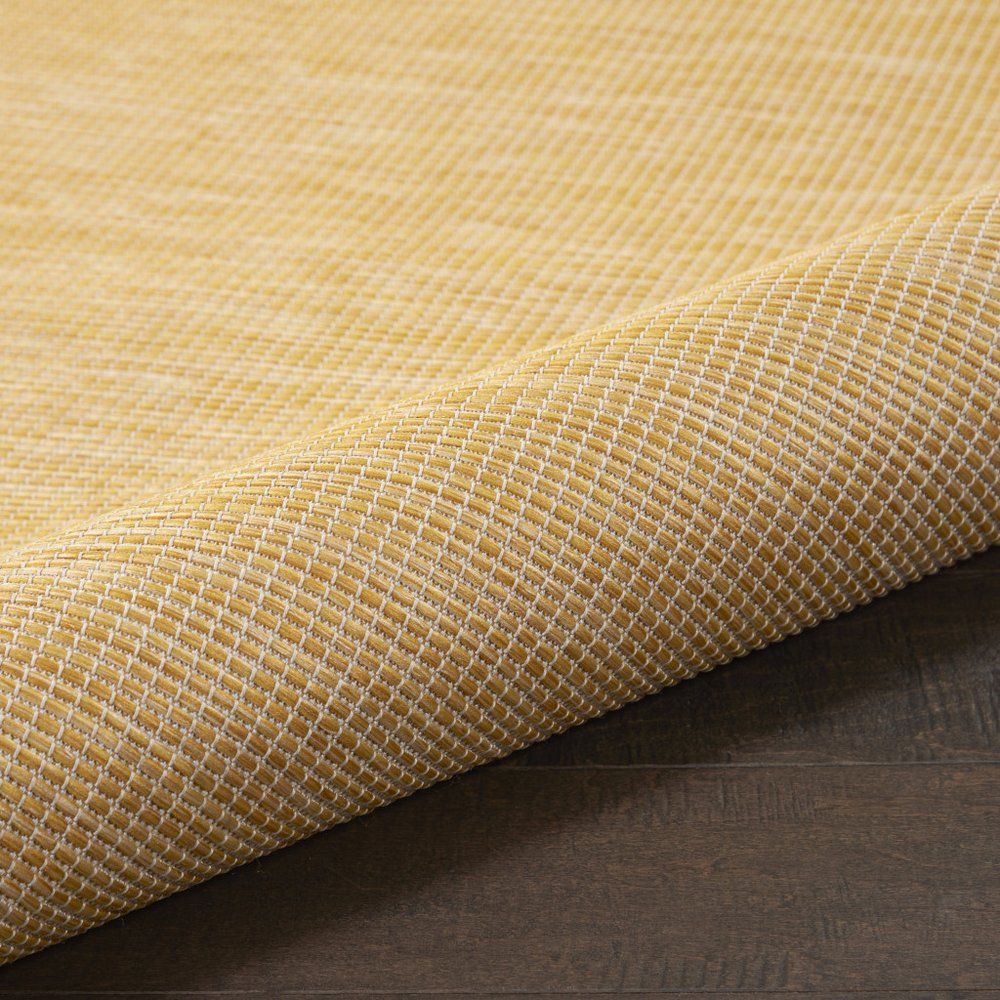 12' Yellow Indoor Outdoor Area Rug HomeRoots