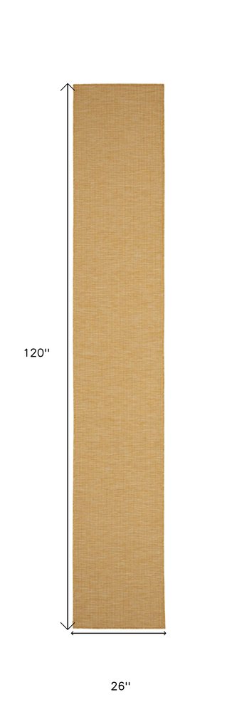 10' Yellow Indoor Outdoor Area Rug — view 2