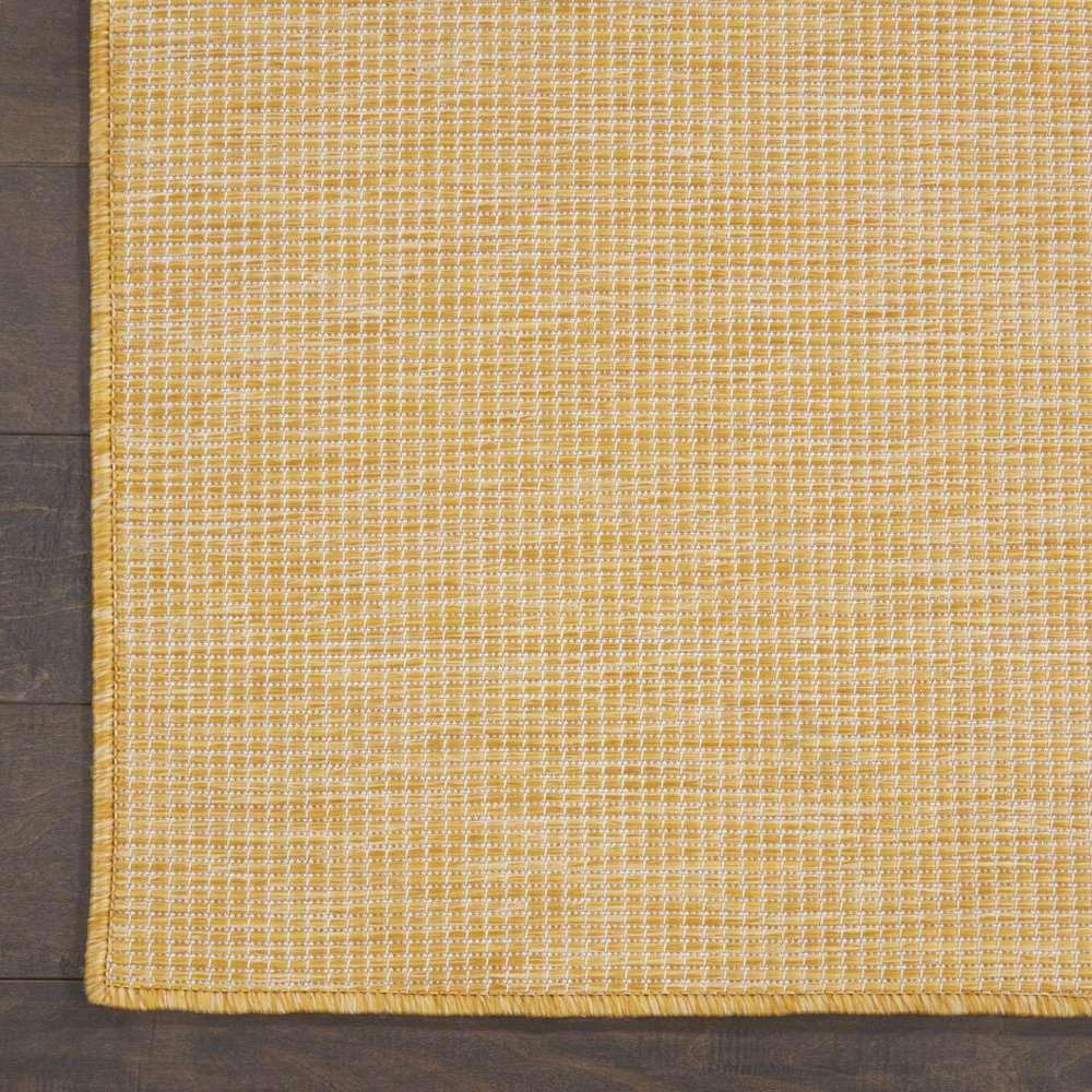 10' Yellow Indoor Outdoor Area Rug — view 8