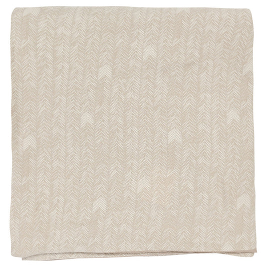 Beige King 100% Cotton 200 Thread Count Washable Duvet Cover