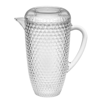 2.5 Quart Clear Diamond Acrylic Serving Pitcher HomeRoots