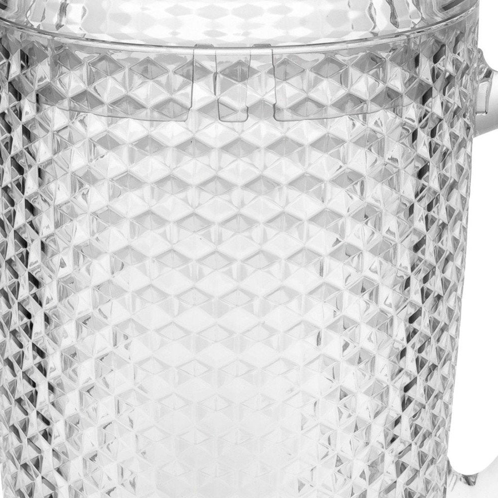 2.5 Quart Clear Diamond Acrylic Serving Pitcher HomeRoots