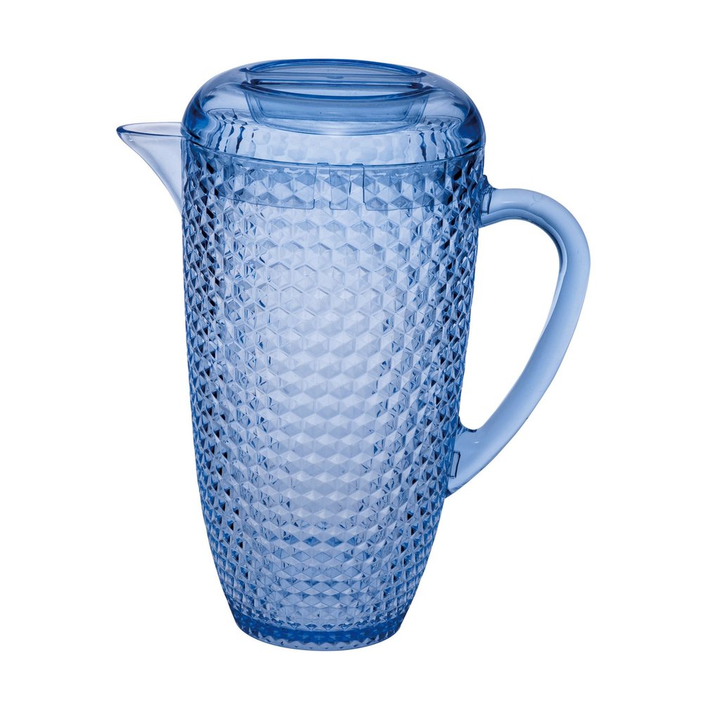 2.5 Quart Blue Diamond Acrylic Pitcher HomeRoots
