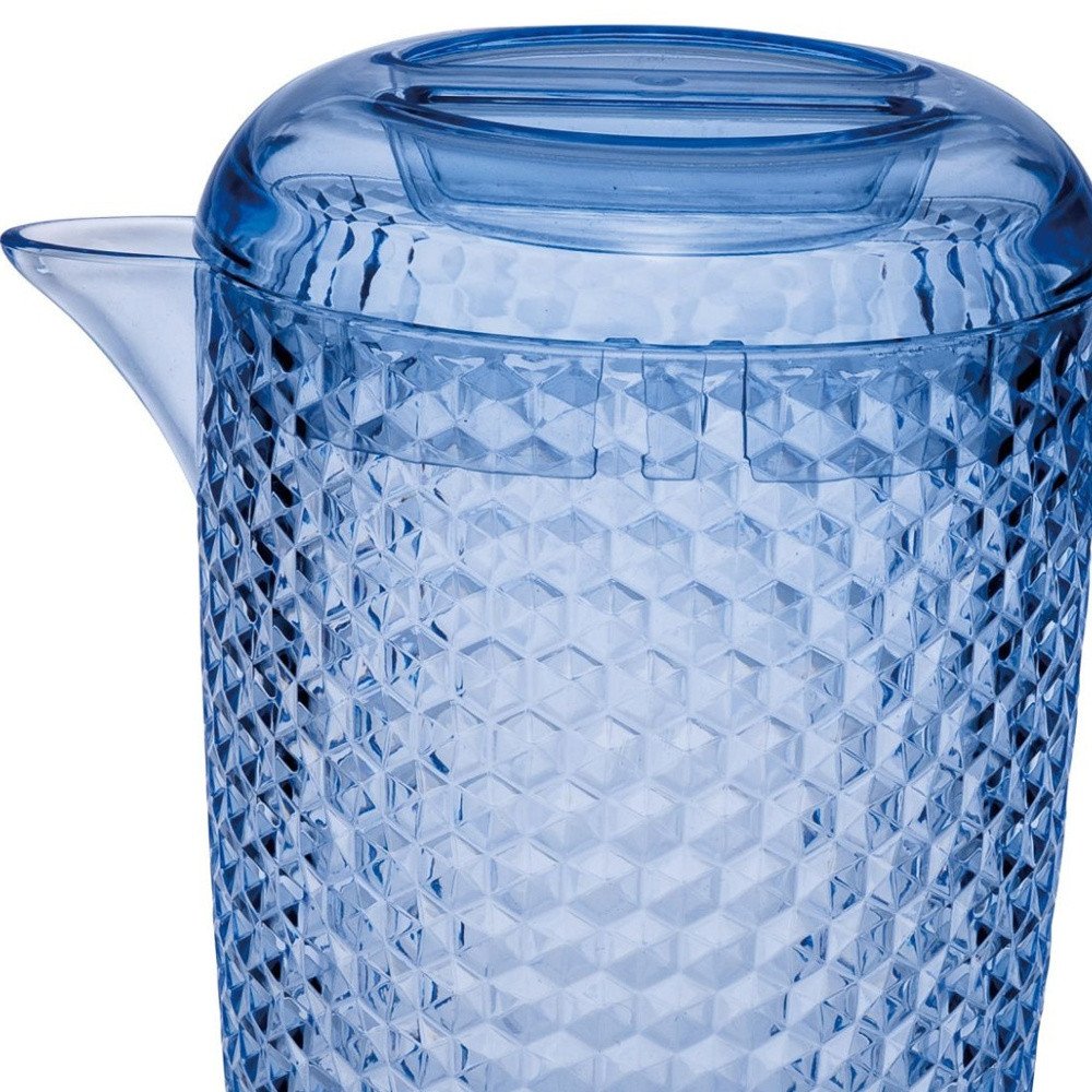2.5 Quart Blue Diamond Acrylic Pitcher HomeRoots
