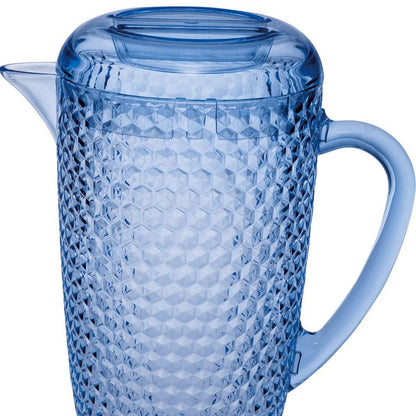 2.5 Quart Blue Diamond Acrylic Pitcher HomeRoots