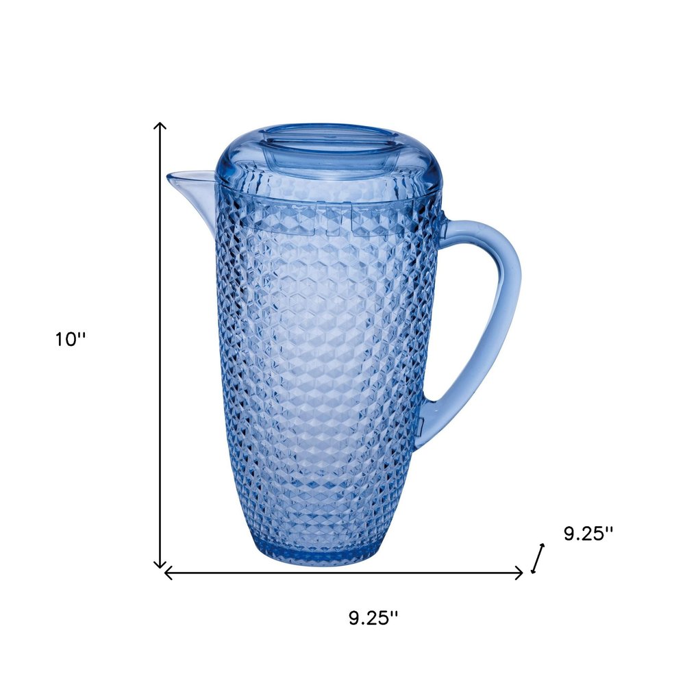 2.5 Quart Blue Diamond Acrylic Pitcher HomeRoots