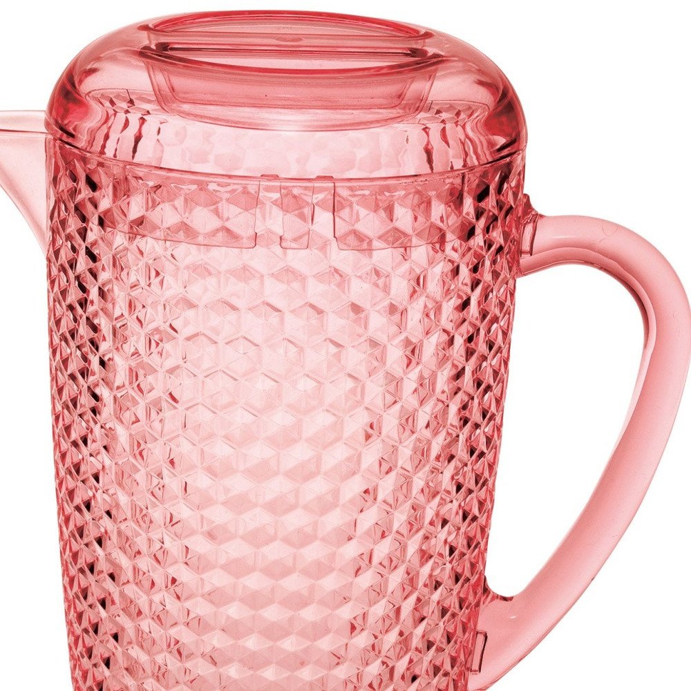 Blue Acrylic Convex Curve Shape Stemless Pitcher HomeRoots