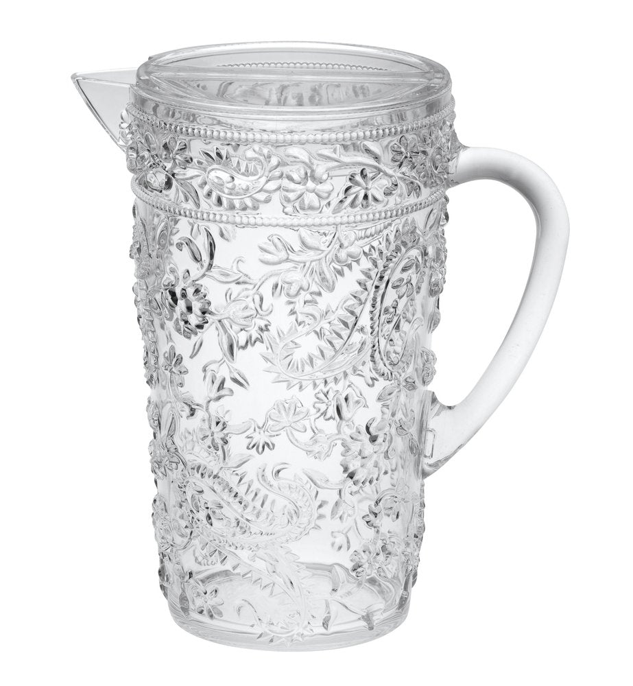 Clear Acrylic Convex Curve Shape Stemless Pitcher HomeRoots