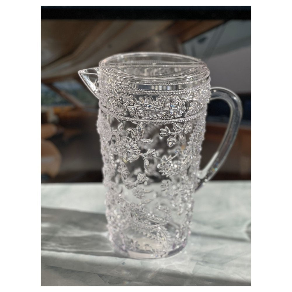 Clear Acrylic Convex Curve Shape Stemless Pitcher HomeRoots
