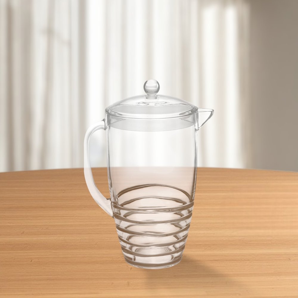 2.5 Quart Clear Swirl Acrylic Pitcher HomeRoots