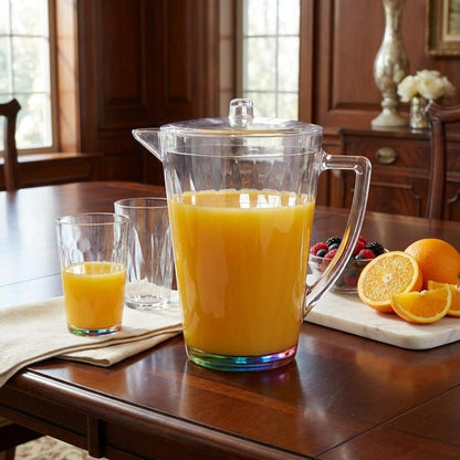 Clear Acrylic Convex Curve Shape Stemless Pitcher HomeRoots