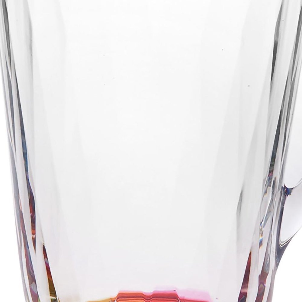2.5 Clear and Rainbow Diamond Acrylic Pitcher HomeRoots