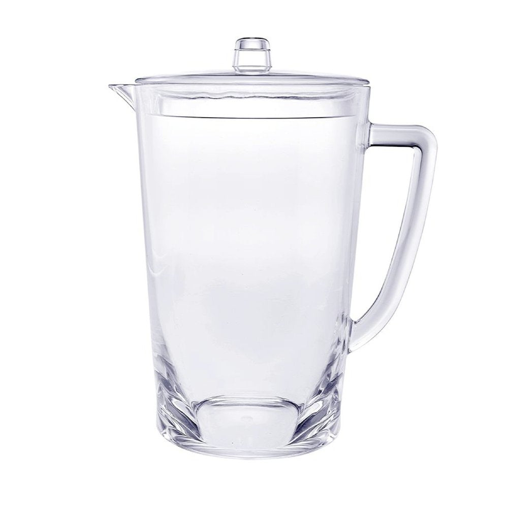 Clear Acrylic Convex Curve Shape Stemless Pitcher HomeRoots